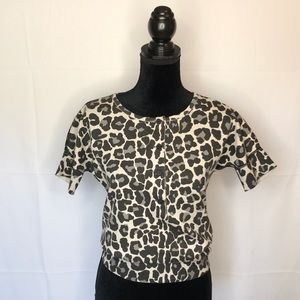 New Bottega Veneta leopard print top